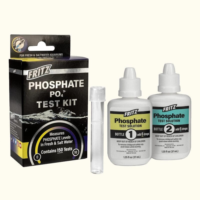 Fritz Phosphate Test Kit Liquid Test Kit for Fresh Saltwater Tanks Aquarium Co Op